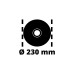 Einhell Winkelschleifer TE-AG 230/2000(rot/schwarz, 2.000 Watt)