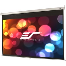 EliteScreens Manual Rollo, Rolloleinwand(weiß, 84", 16:9, Vorlauf, MaxWhite)