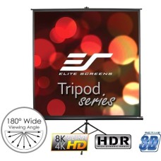 EliteScreens Tripod, Stativleinwand(schwarz, 136", 1:1, MaxWhite)