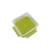 Emsa CLIP & GO Sandwichbox XL 1,3 Liter, Lunch-Box(transparent/grün, mit Gittereinsatz für 2. Ebene)