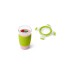 Emsa CLIP & GO Smoothie Mug, Becher(grün/transparent, 450ml)