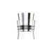 Emsa FLOW Slim Karaffe aus Glas, Kanne(transparent/edelstahl)
