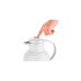 Emsa Isolierkanne SAMBA WAVE, 1 Liter(weiß, QUICK PRESS Verschluss)