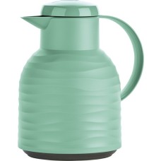 Emsa Isolierkanne SAMBA WAVE, 1 Liter(grün, QUICK PRESS Verschluss)