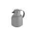 Emsa Isolierkanne SAMBA WAVE, 1 Liter(grau, QUICK PRESS Verschluss)