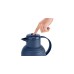 Emsa Isolierkanne SAMBA WAVE, 1 Liter(dunkelblau, QUICK PRESS Verschluss)