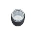 Emsa TEA MUG Tee-Thermobecher 0,4 Liter(schwarz/transparent, Glas, Drehverschluss)