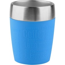 Emsa TRAVEL CUP Thermobecher(blau/edelstahl, 0,2 Liter)