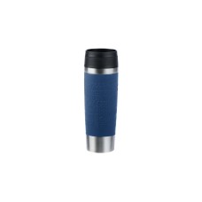 Emsa TRAVEL MUG Classic Grande Thermobecher(dunkelblau/edelstahl, 0,5 Liter)