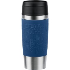 Emsa TRAVEL MUG Classic Thermobecher(dunkelblau/edelstahl, 0,36 Liter)