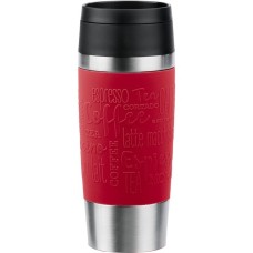 Emsa TRAVEL MUG Classic Thermobecher(dunkelrot/edelstahl, 0,36 Liter)