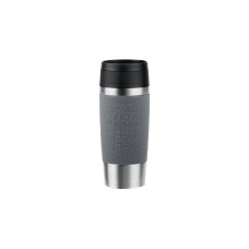 Emsa TRAVEL MUG Classic Thermobecher(grau/edelstahl, 0,36 Liter)