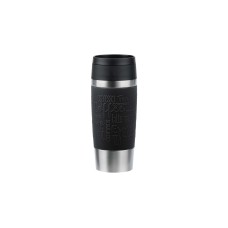 Emsa TRAVEL MUG Classic Thermobecher(schwarz/edelstahl, 0,36 Liter)