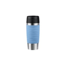 Emsa TRAVEL MUG Waves Thermobecher(hellblau/edelstahl, 0,36 Liter)