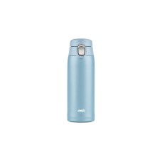 Emsa TRAVEL MUG light Thermobecher(hellblau, 0,4 Liter, Flip-Deckel)