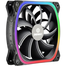 Enermax SquA RGB 120x120, Gehäuselüfter(schwarz, Einzellüfter)