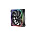 Enermax SquA RGB 3 Fan Pack 120x120, Gehäuselüfter(schwarz, inkl. RGB-Steuerbox)