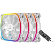 Enermax SquA RGB White 3 Pack 120x120, Gehäuselüfter(weiß, inkl. RGB-Steuerbox)