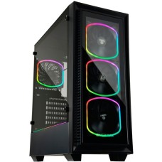 Enermax StarryFort SF30, Tower-Gehäuse(schwarz, Seitenteil aus gehärtetem Glas)