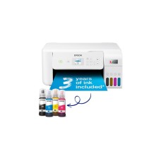 Epson EcoTank ET-2826, Multifunktionsdrucker(weiß, Scan, Kopie, USB, WLAN)