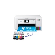 Epson EcoTank ET-2856, Multifunktionsdrucker(weiß, Scan, Kopie, USB, WLAN)