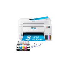 Epson EcoTank ET-4856, Multifunktionsdrucker(weiß, Scan, Kopie, Fax, USB, LAN, WLAN)