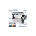 Epson EcoTank ET-5170, Multifunktionsdrucker(grau/schwarz, Scan, Kopie, Fax, USB, LAN, WLAN)