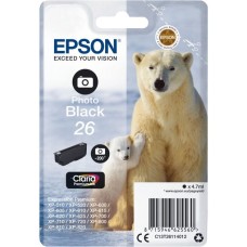 Epson Tinte Photo schwarz 26 (C13T26114012)(Claria Premium)