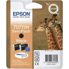 Epson Tinte Twinpack High-capacity Schwarz C13T07114H10(Doppelpack)