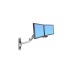 Ergotron Dualmonitor und Griff-Kit, Befestigung/Montage(silber)