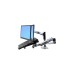 Ergotron LX Dual Monitor Arm, Monitorhalterung(silber)