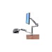 Ergotron LX HD Sitz-Steh-Tischmontage-LCD-Arm, Monitorhalterung(silber/schwarz)
