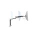 Ergotron LX HD Sitz-Steh-Tischmontage-LCD-Arm, Monitorhalterung(silber/schwarz)