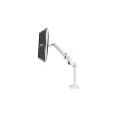 Ergotron LX Monitor Arm mit hoher Säule, Monitorhalterung(weiß)