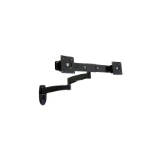 Ergotron Serie 200 Wandmontage für Dual Schirmlösung, Monitorhalterung(schwarz)