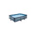 Exit Toys Stone Pool, Frame Pool 300x200x65cm, Schwimmbad(grau, mit Filterpumpe)