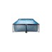 Exit Toys Stone Pool, Frame Pool 300x200x65cm, Schwimmbad(grau, mit Filterpumpe)