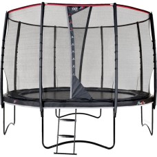 Exit Toys Trampolin PeakPro, Fitnessgerät(schwarz, rund, 305 cm Durchmesser, inkl. Sicherheitsnetz und Leiter)