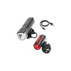 FISCHER Fahrrad Akku Leuchten-Set 30 Lux, LED-Leuchte