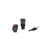 FISCHER Fahrrad Akku Leuchten-Set 30 Lux, LED-Leuchte