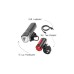 FISCHER Fahrrad Akku Leuchten-Set 30 Lux, LED-Leuchte