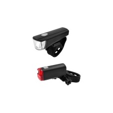 FISCHER Fahrrad Batterie LED-Beleuchtungsset 20 Lux, LED-Leuchte