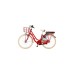FISCHER Fahrrad CITA Retro 2.0, Pedelec(rot (glänzend), 28