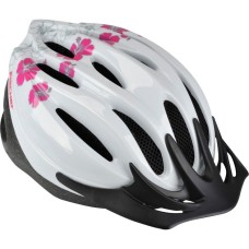 FISCHER Fahrrad Hawaii, Helm(weiß/schwarz, Größe L/XL, 56 - 62 cm)