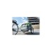 FISCHER Fahrrad Kinder-Fahrradanhänger Komfort(grün/grau)