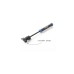 FISCHER Fahrrad Mini-Pumpe Doppelhub reversibel, Luftpumpe(schwarz/blau)
