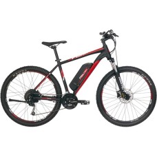 FISCHER Fahrrad Montis EM1726, Pedelec(schwarz (matt)/rot, 48cm Rahmen, 27,5")