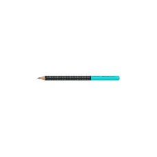 Faber-Castell Bleistift Jumbo Grip Two Tone(schwarz/türkis)