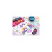 Faber-Castell Farbkasten Connector 12 Farben Einhorn(pink, Einhorn-Edition)