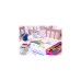 Faber-Castell Farbkasten Connector 12 Farben Einhorn(pink, Einhorn-Edition)